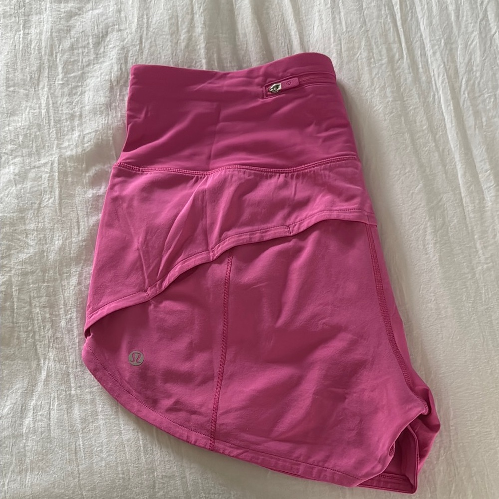 Lululemon HR Speed Up Shorts 4” Sonic Pink